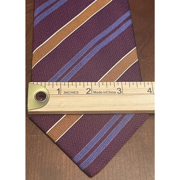 J.P Tilford Hand Made 100% Silk Men’s Neck Tie Made In Italy - Picture 4 of 9